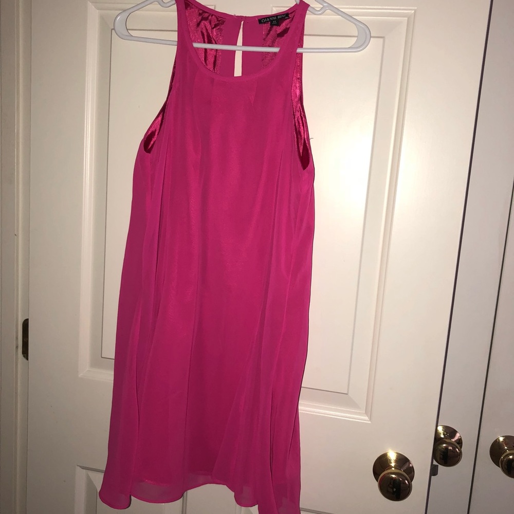 Gianni Bini Hot Pink Shift Dress